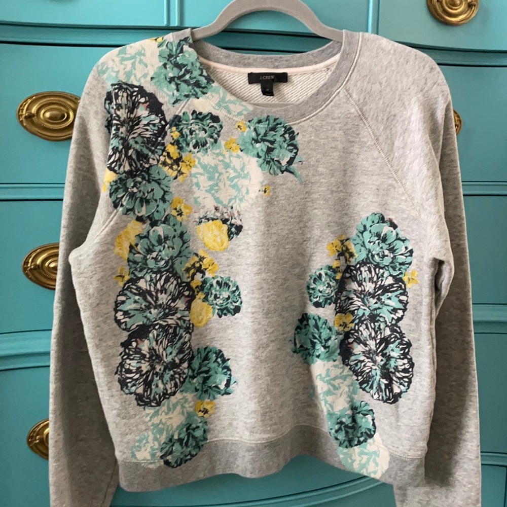 J. Crew Aquatic Yellow sweatshirt